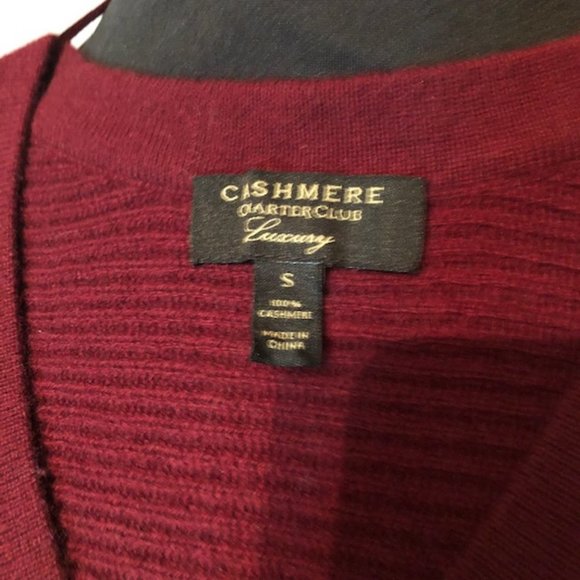 Charter Club Luxury Cashmere Sweater Size S - Picture 4 of 4